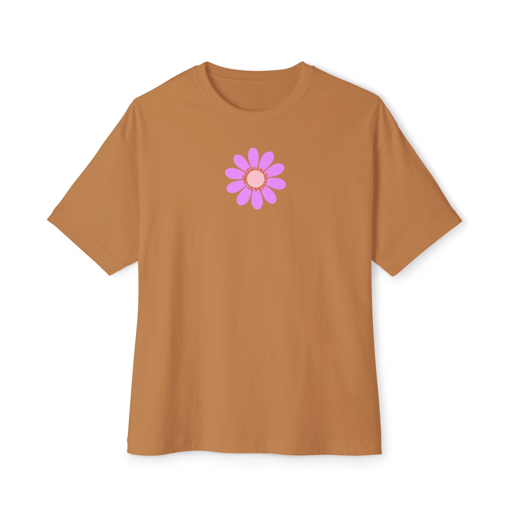 Pink Daisy Graphic Tee | Flower Illustration T-Shirt