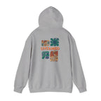 Untamed botanical hoodie | Floral nature graphic hoodie
