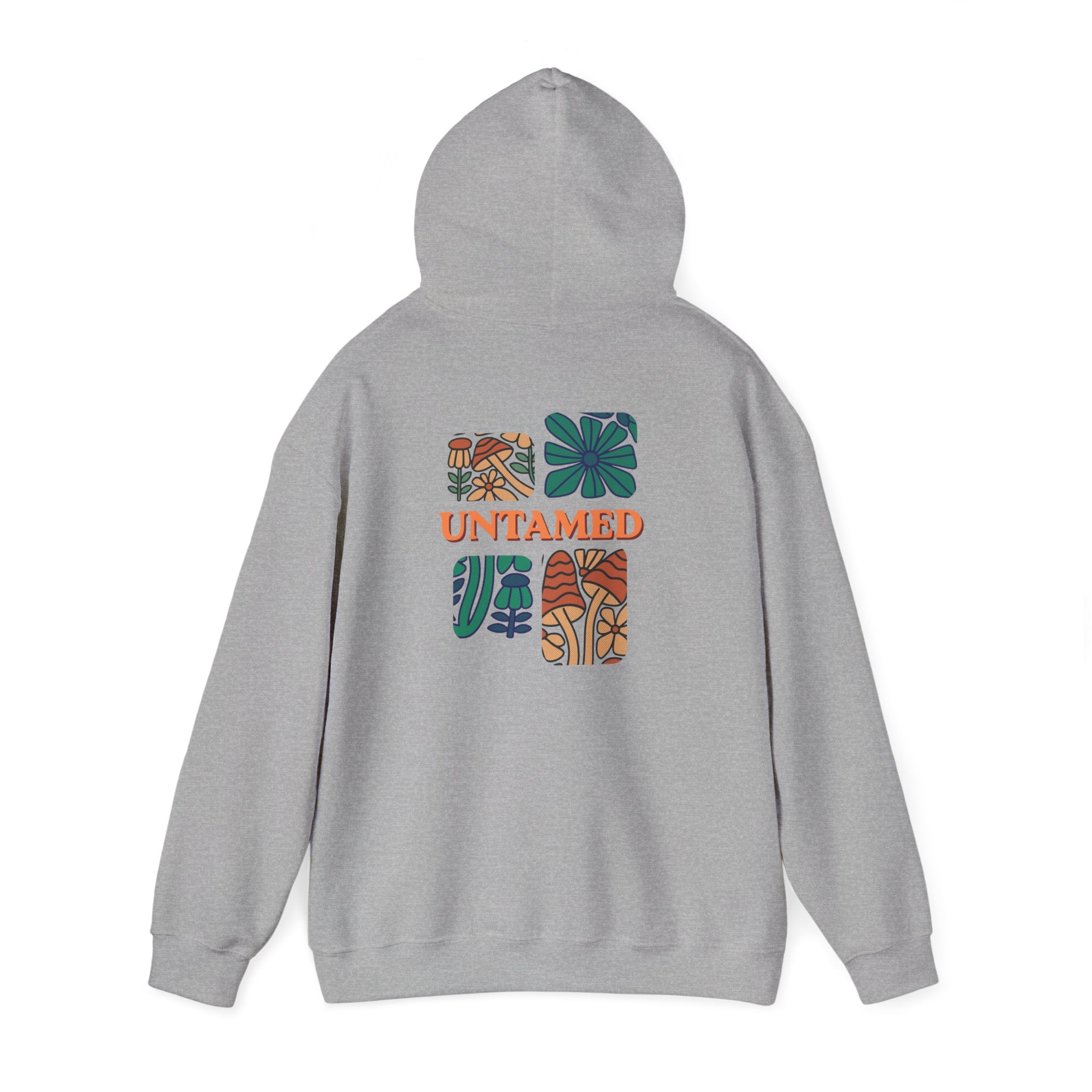 Untamed botanical hoodie | Floral nature graphic hoodie