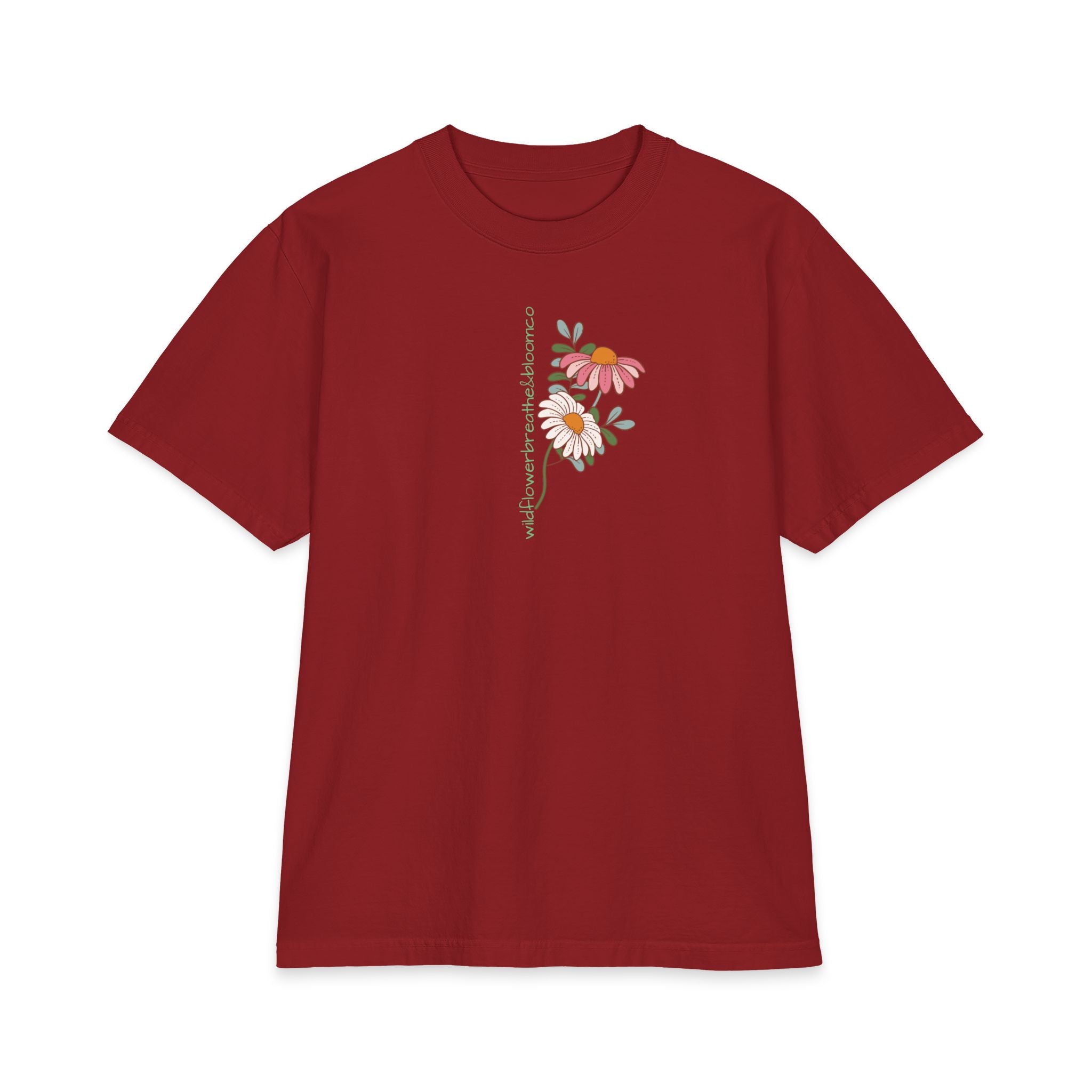 Retro Daisy Floral Tee — Vintage 60s-Inspired Flower Graphic T-Shirt
