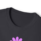 Pink Daisy Graphic Tee | Flower Illustration T-Shirt