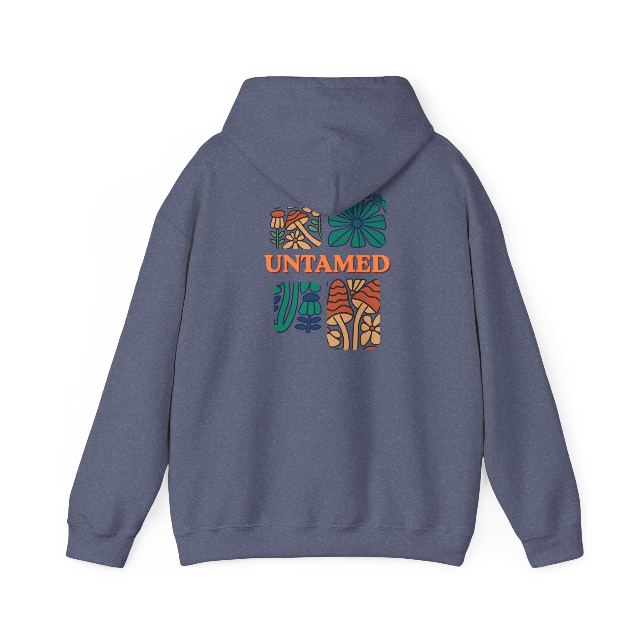 Untamed botanical hoodie | Floral nature graphic hoodie