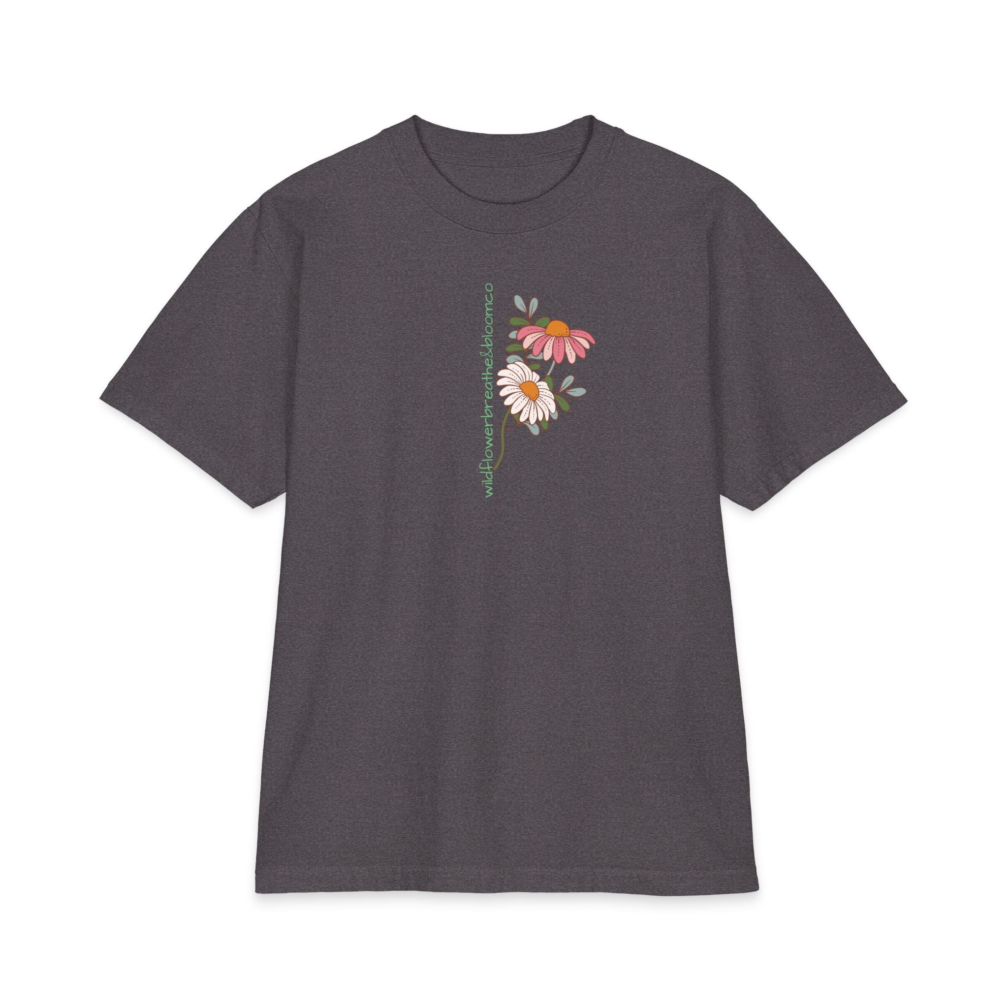 Retro Daisy Floral Tee — Vintage 60s-Inspired Flower Graphic T-Shirt