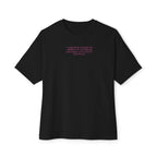 Boxy Tee — Delicate Pink Quote "You Belong Amongst the Wildflowers"