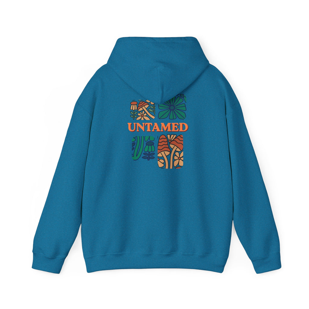 Untamed botanical hoodie | Floral nature graphic hoodie