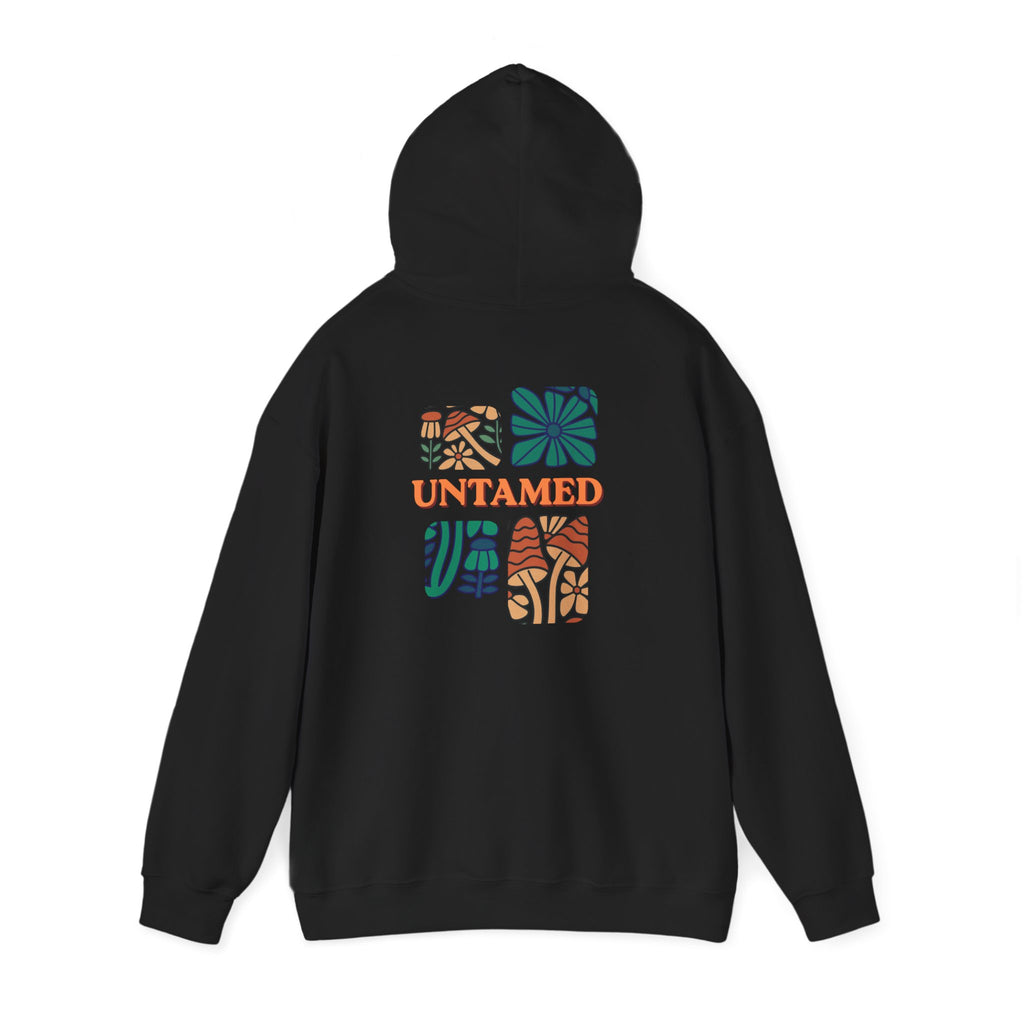 Untamed botanical hoodie | Floral nature graphic hoodie