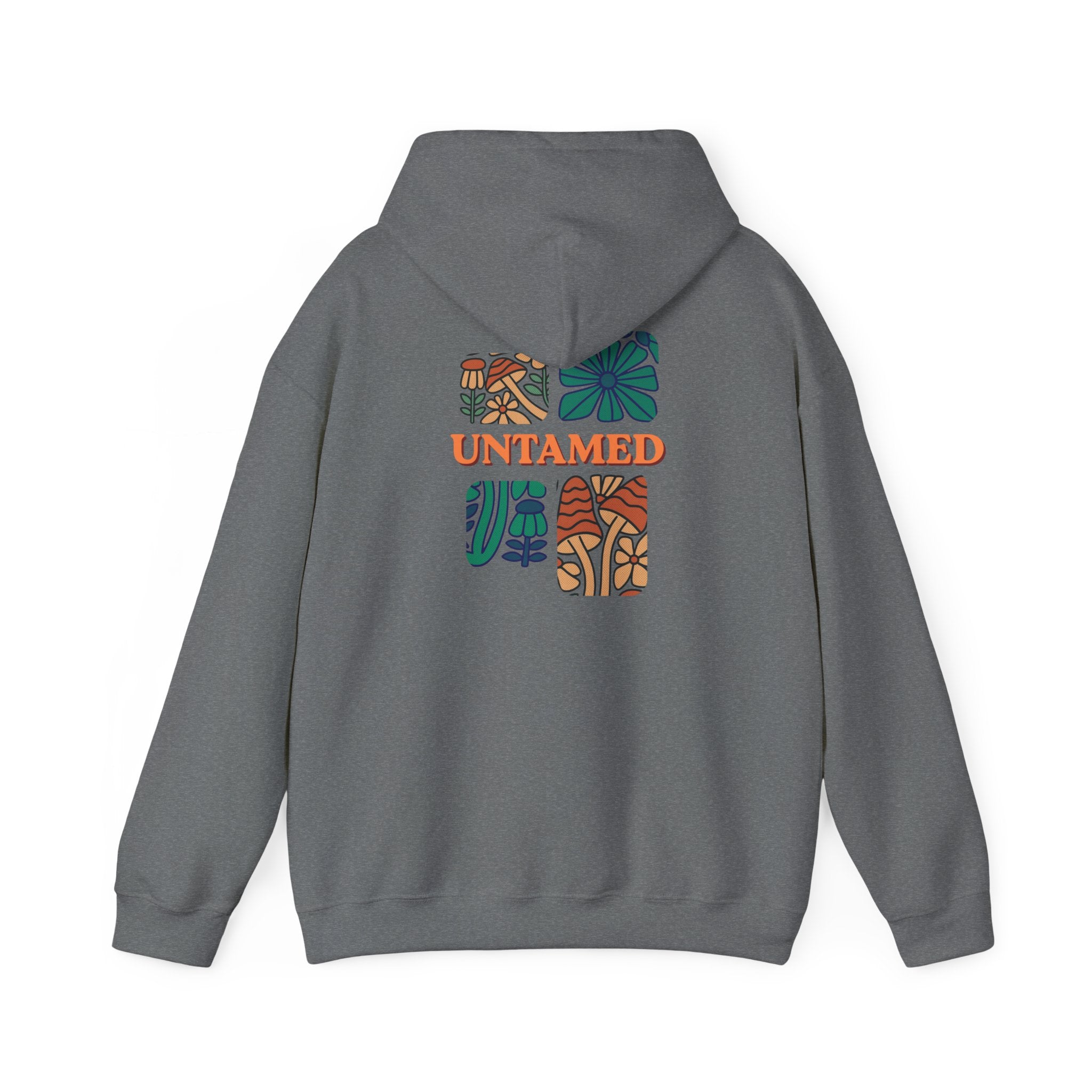 Untamed botanical hoodie | Floral nature graphic hoodie