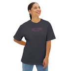 Boxy Tee — Delicate Pink Quote "You Belong Amongst the Wildflowers"