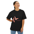 Butterfly Sketch Tee | Two Orange Butterflies Minimal Line Art