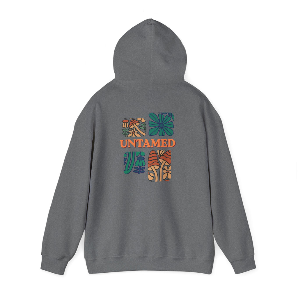 Untamed botanical hoodie | Floral nature graphic hoodie