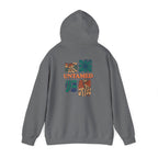 Untamed botanical hoodie | Floral nature graphic hoodie