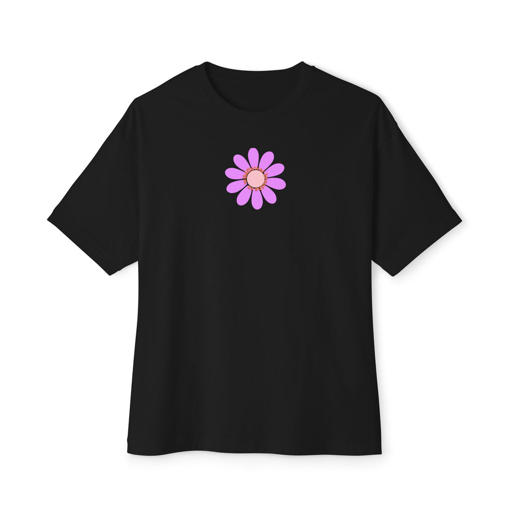 Pink Daisy Graphic Tee | Flower Illustration T-Shirt