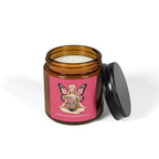 Floral Butterfly Goddess Candle Amber Jar | Soy Candle