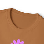 Pink Daisy Graphic Tee | Flower Illustration T-Shirt