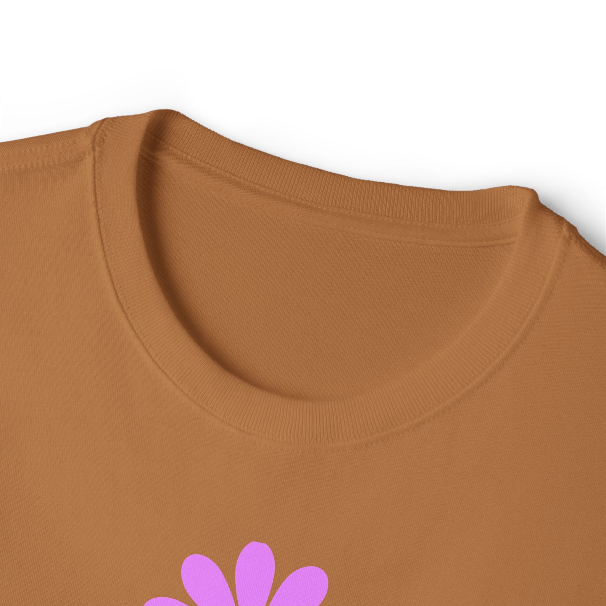 Pink Daisy Graphic Tee | Flower Illustration T-Shirt