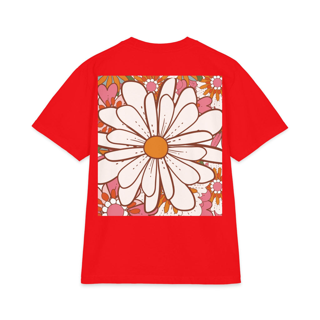 Retro Daisy Floral Tee — Vintage 60s-Inspired Flower Graphic T-Shirt