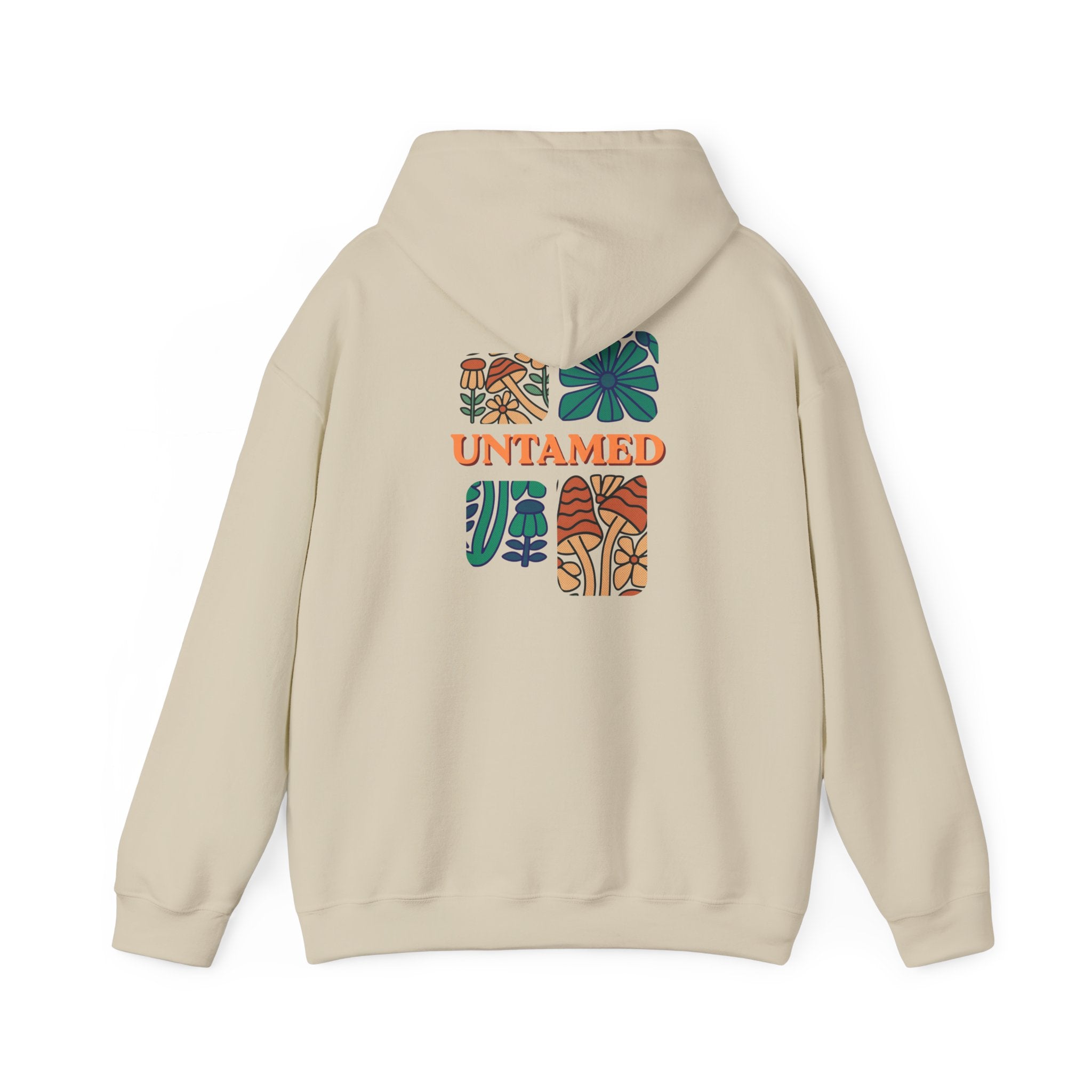 Untamed botanical hoodie | Floral nature graphic hoodie