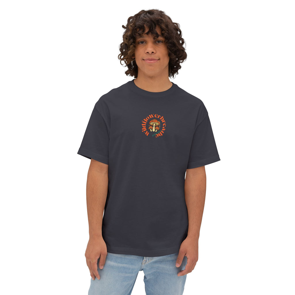 Bloom Floral Wildflower Head Tee | Mushroom Cottage Logo Tee