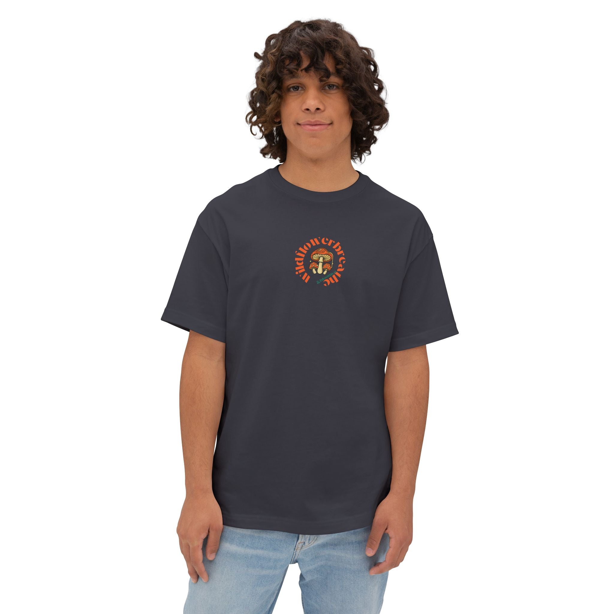 Bloom Floral Wildflower Head Tee | Mushroom Cottage Logo Tee
