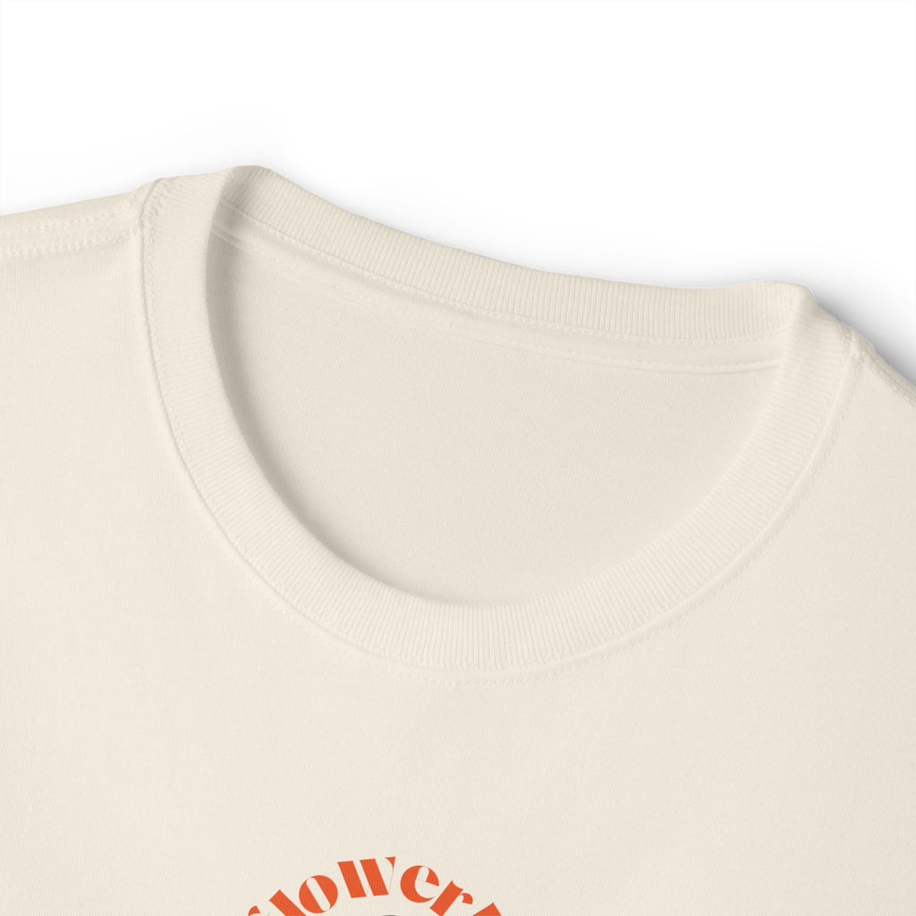 Bloom Floral Wildflower Head Tee | Mushroom Cottage Logo Tee