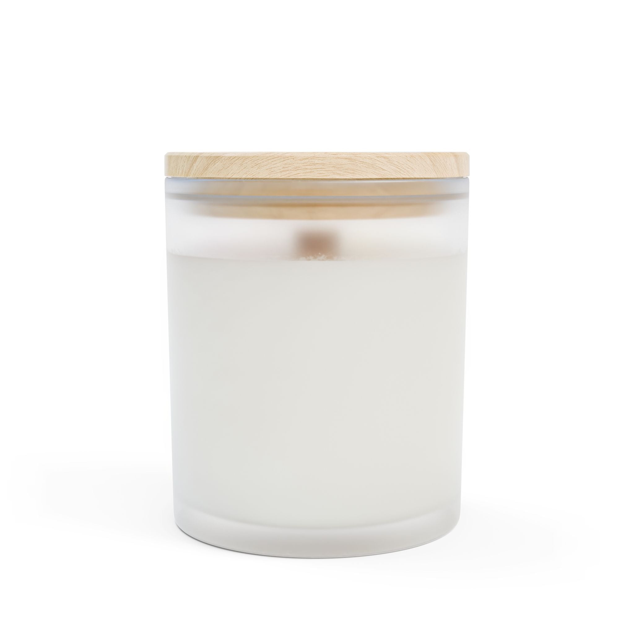 Retro Daisy Pattern Candle | Frosted Glass 11oz