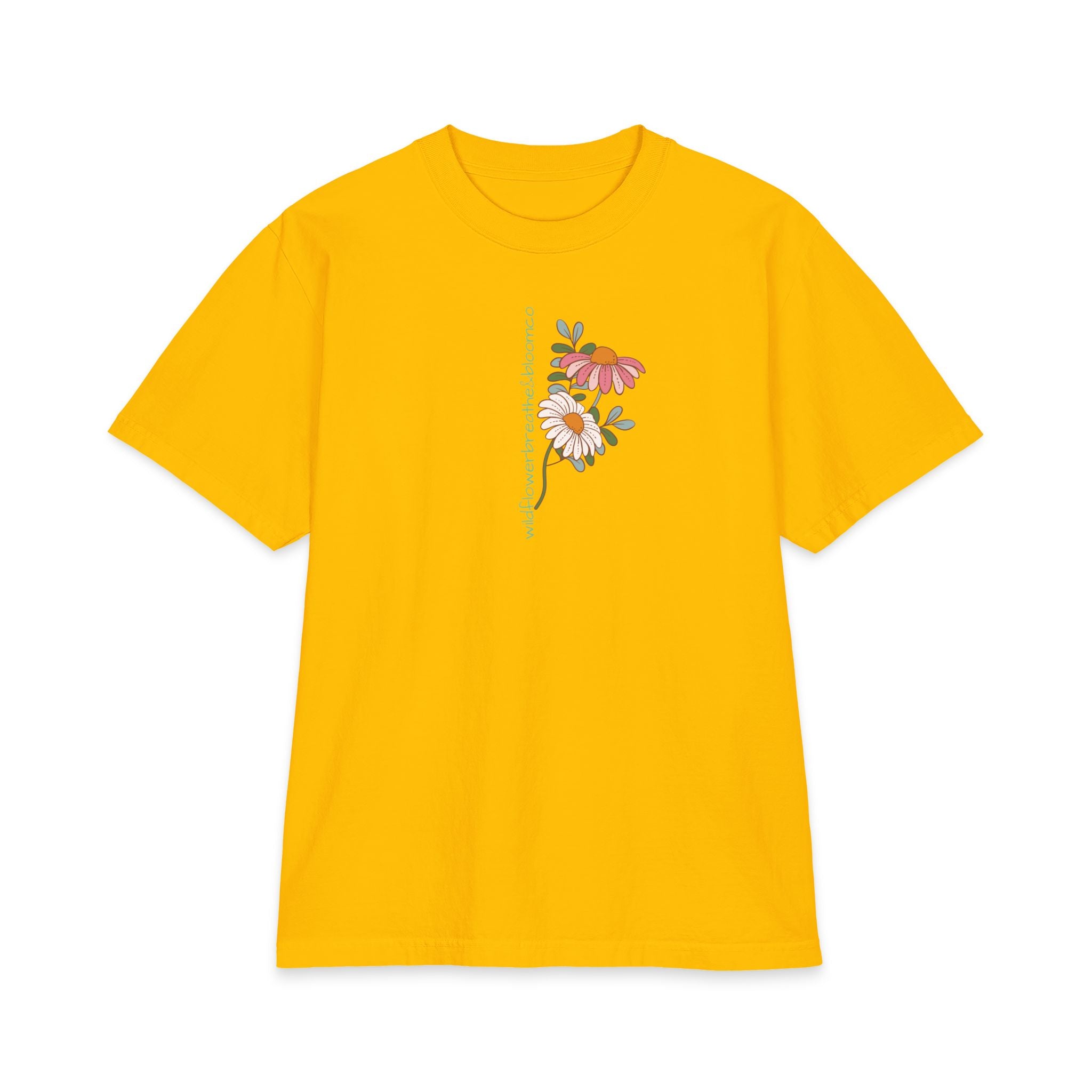 Retro Daisy Floral Tee — Vintage 60s-Inspired Flower Graphic T-Shirt