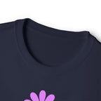 Pink Daisy Graphic Tee | Flower Illustration T-Shirt