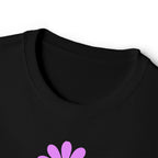 Pink Daisy Graphic Tee | Flower Illustration T-Shirt