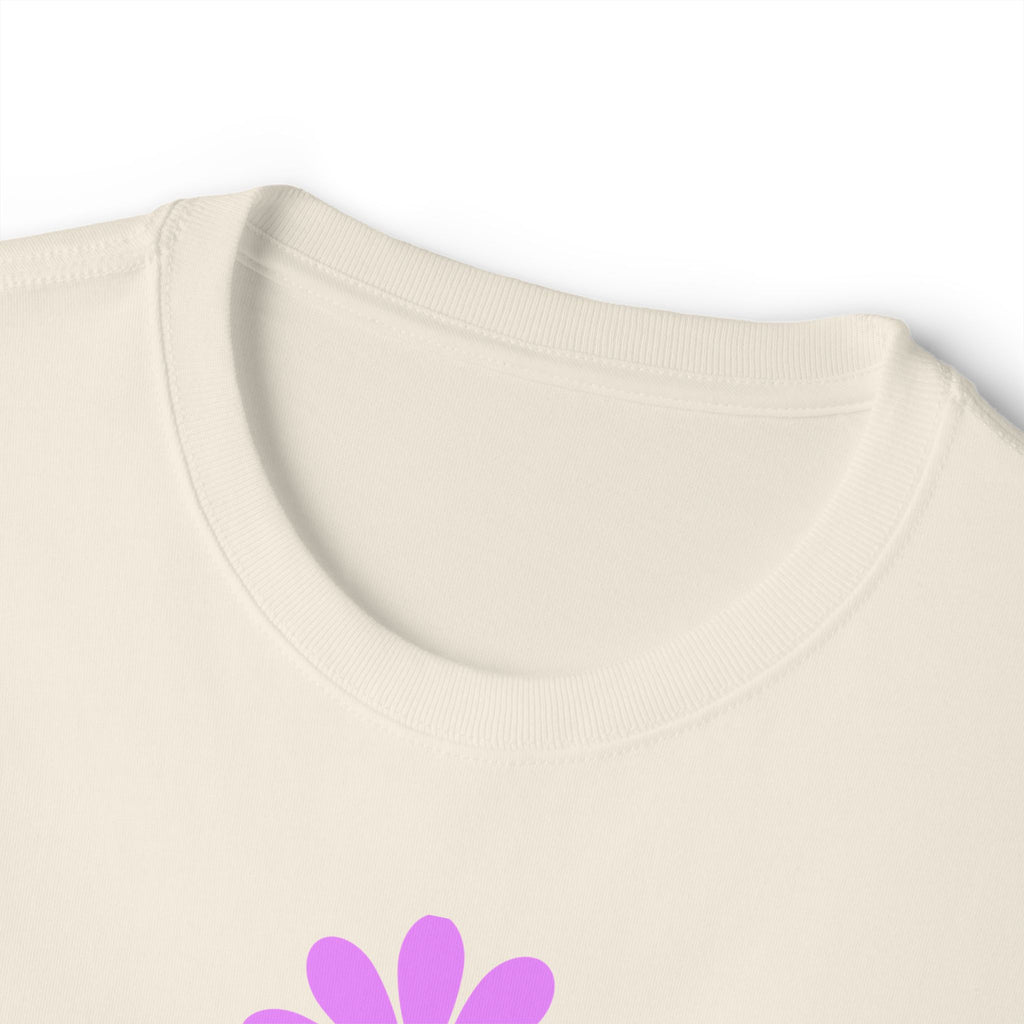 Pink Daisy Graphic Tee | Flower Illustration T-Shirt