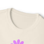 Pink Daisy Graphic Tee | Flower Illustration T-Shirt