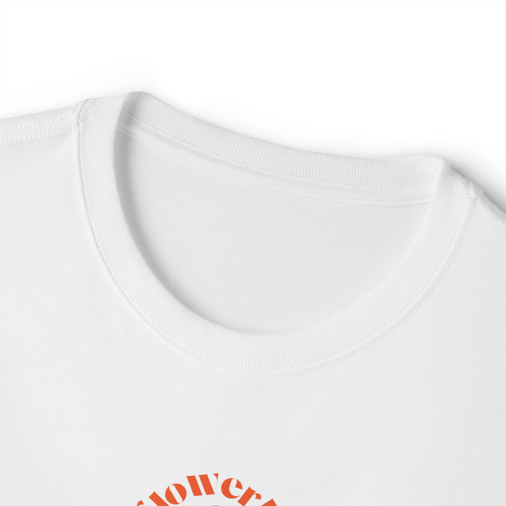 Bloom Floral Wildflower Head Tee | Mushroom Cottage Logo Tee