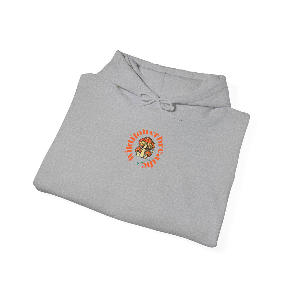 Untamed botanical hoodie | Floral nature graphic hoodie
