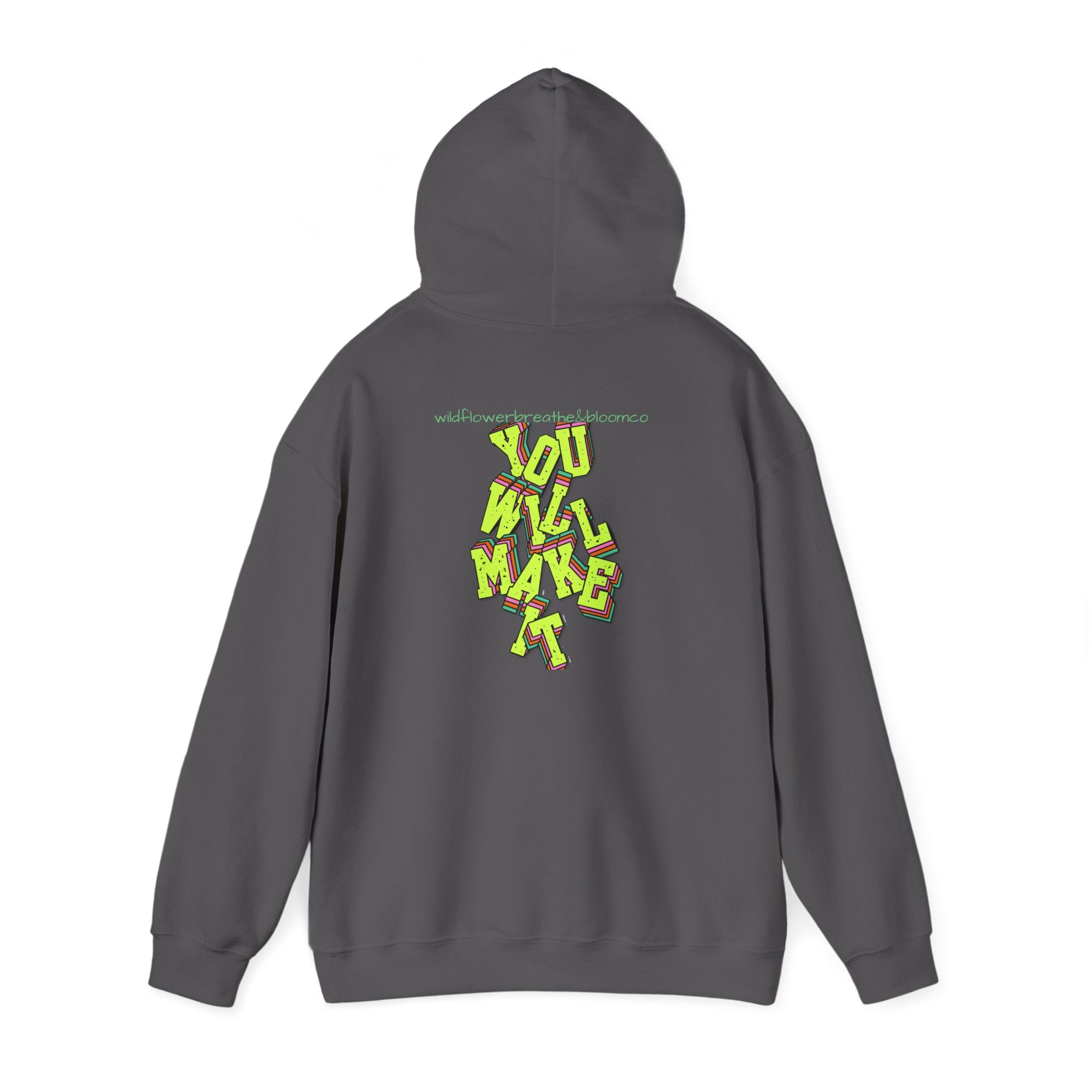 You Will Make It Hoodie | Graffiti Neon Lettering back print