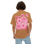 Boxy Tee — Delicate Pink Quote "You Belong Amongst the Wildflowers"