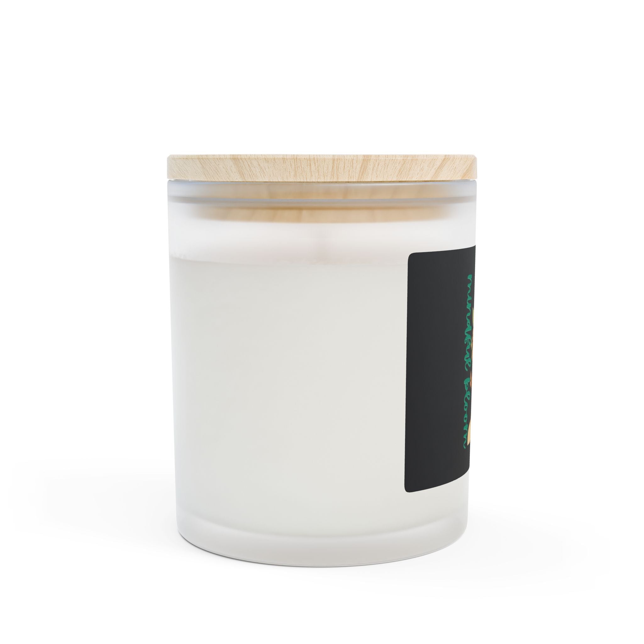Floral Crown Woman Candle | Frosted Glass 11oz