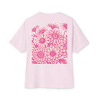 Boxy Tee — Delicate Pink Quote "You Belong Amongst the Wildflowers"