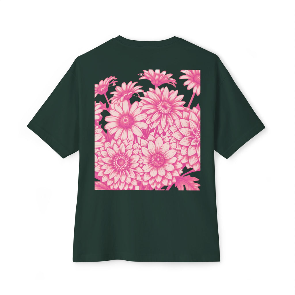 Boxy Tee — Delicate Pink Quote "You Belong Amongst the Wildflowers"