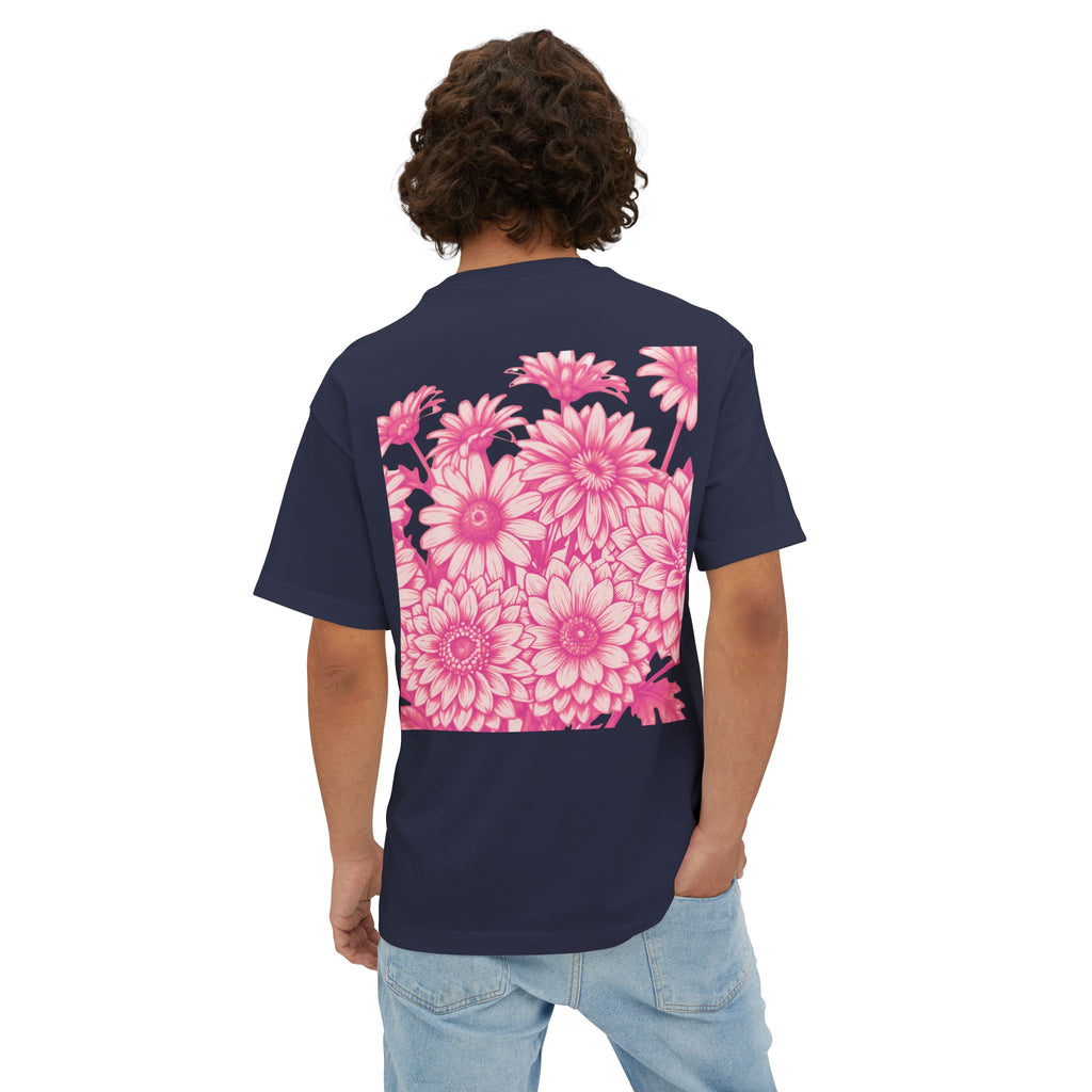 Boxy Tee — Delicate Pink Quote "You Belong Amongst the Wildflowers"