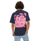 Boxy Tee — Delicate Pink Quote "You Belong Amongst the Wildflowers"