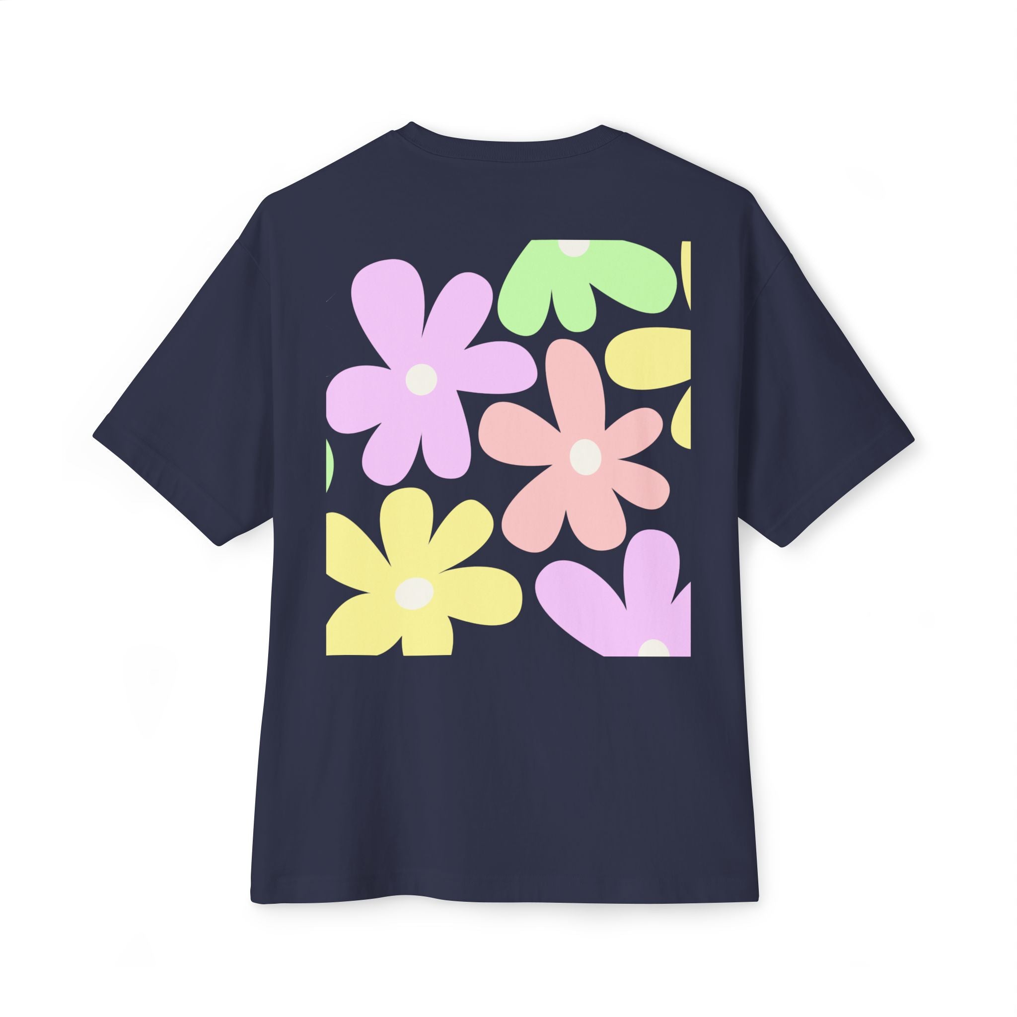Pink Daisy Graphic Tee | Flower Illustration T-Shirt