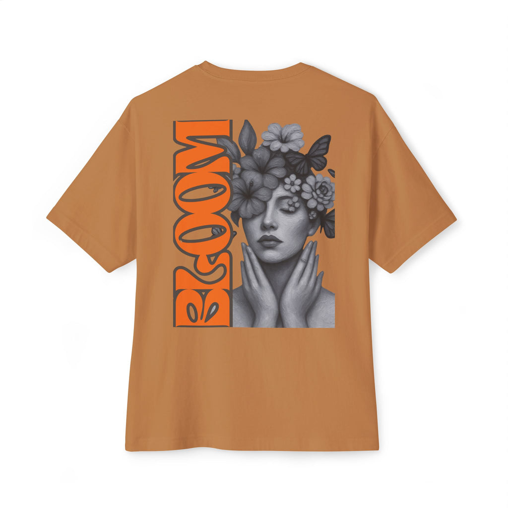 Bloom Floral Wildflower Head Tee | Mushroom Cottage Logo Tee