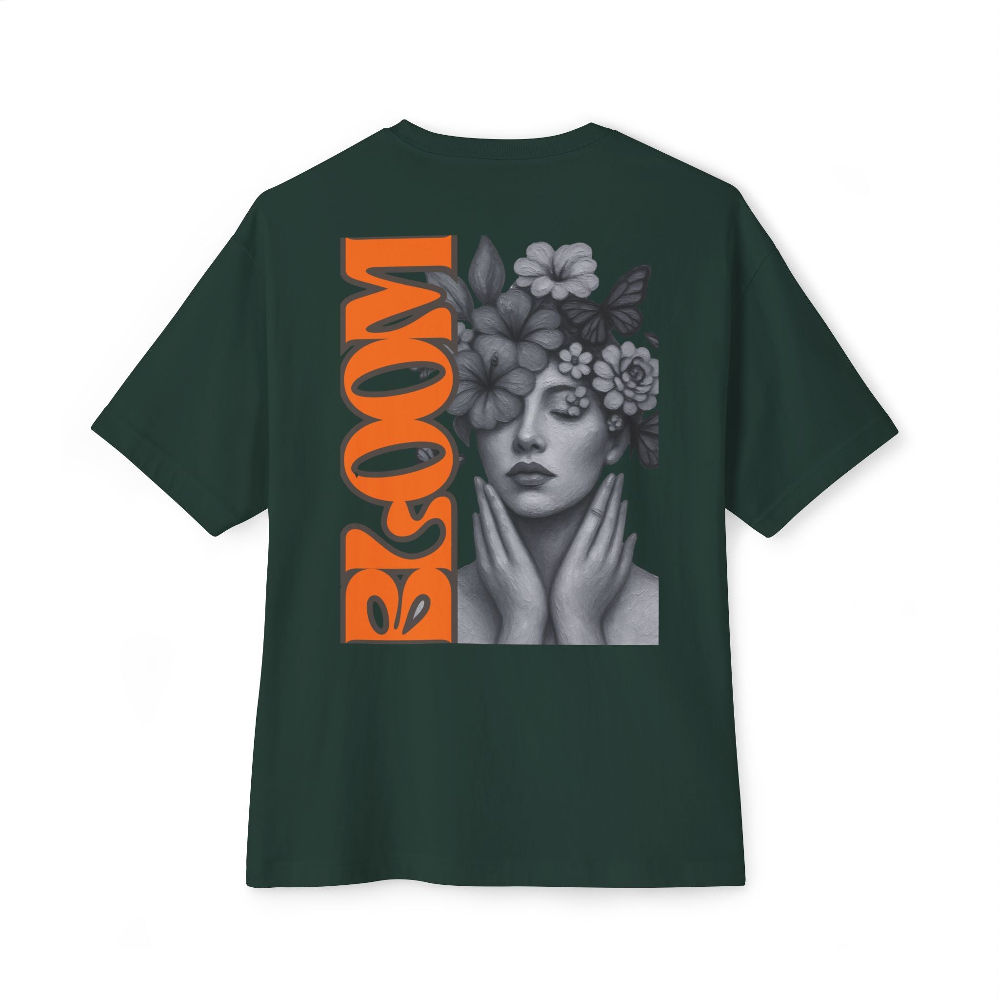 Bloom Floral Wildflower Head Tee | Mushroom Cottage Logo Tee