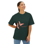 Butterfly Sketch Tee | Two Orange Butterflies Minimal Line Art