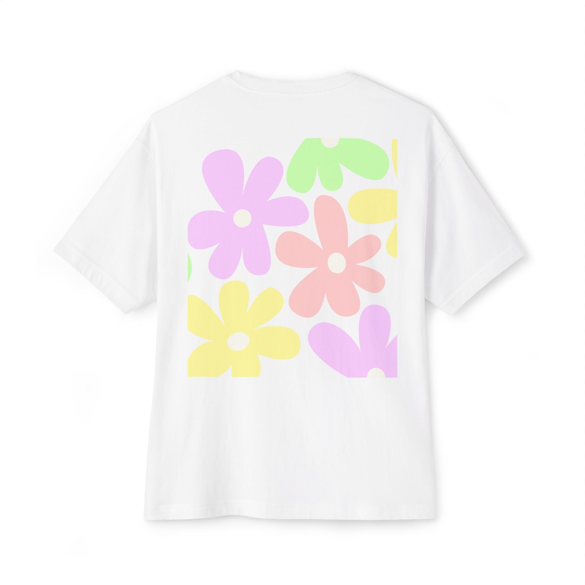 Pink Daisy Graphic Tee | Flower Illustration T-Shirt