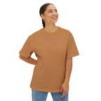 Boxy Tee — Delicate Pink Quote "You Belong Amongst the Wildflowers"