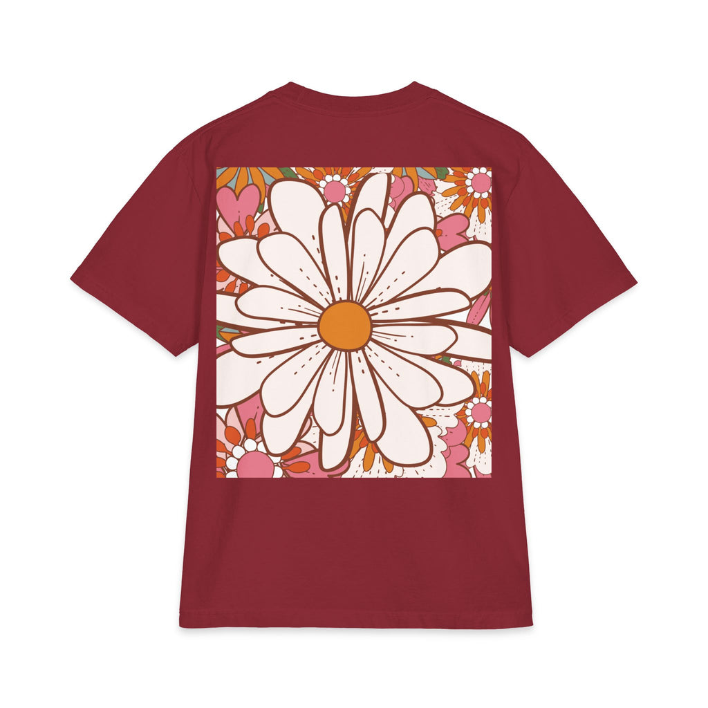 Retro Daisy Floral Tee — Vintage 60s-Inspired Flower Graphic T-Shirt