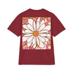Retro Daisy Floral Tee — Vintage 60s-Inspired Flower Graphic T-Shirt