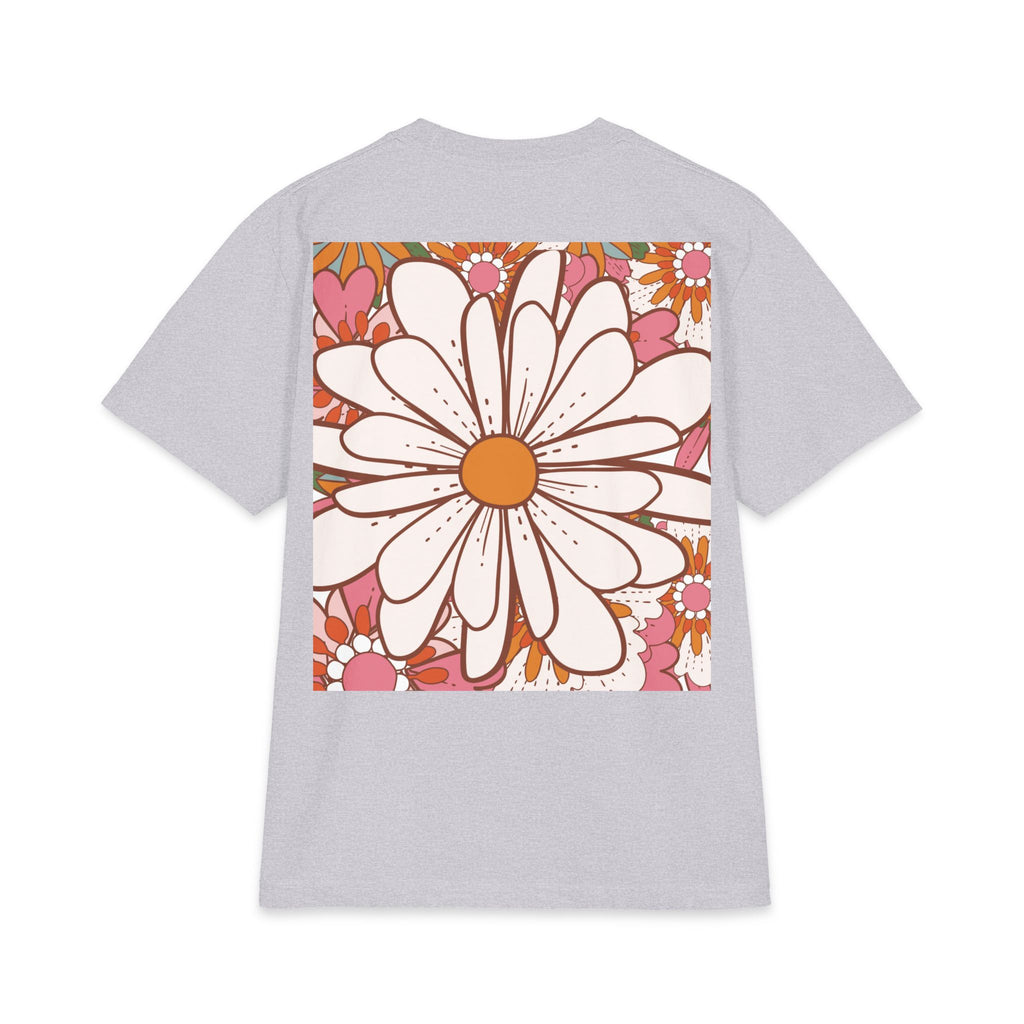 Retro Daisy Floral Tee — Vintage 60s-Inspired Flower Graphic T-Shirt
