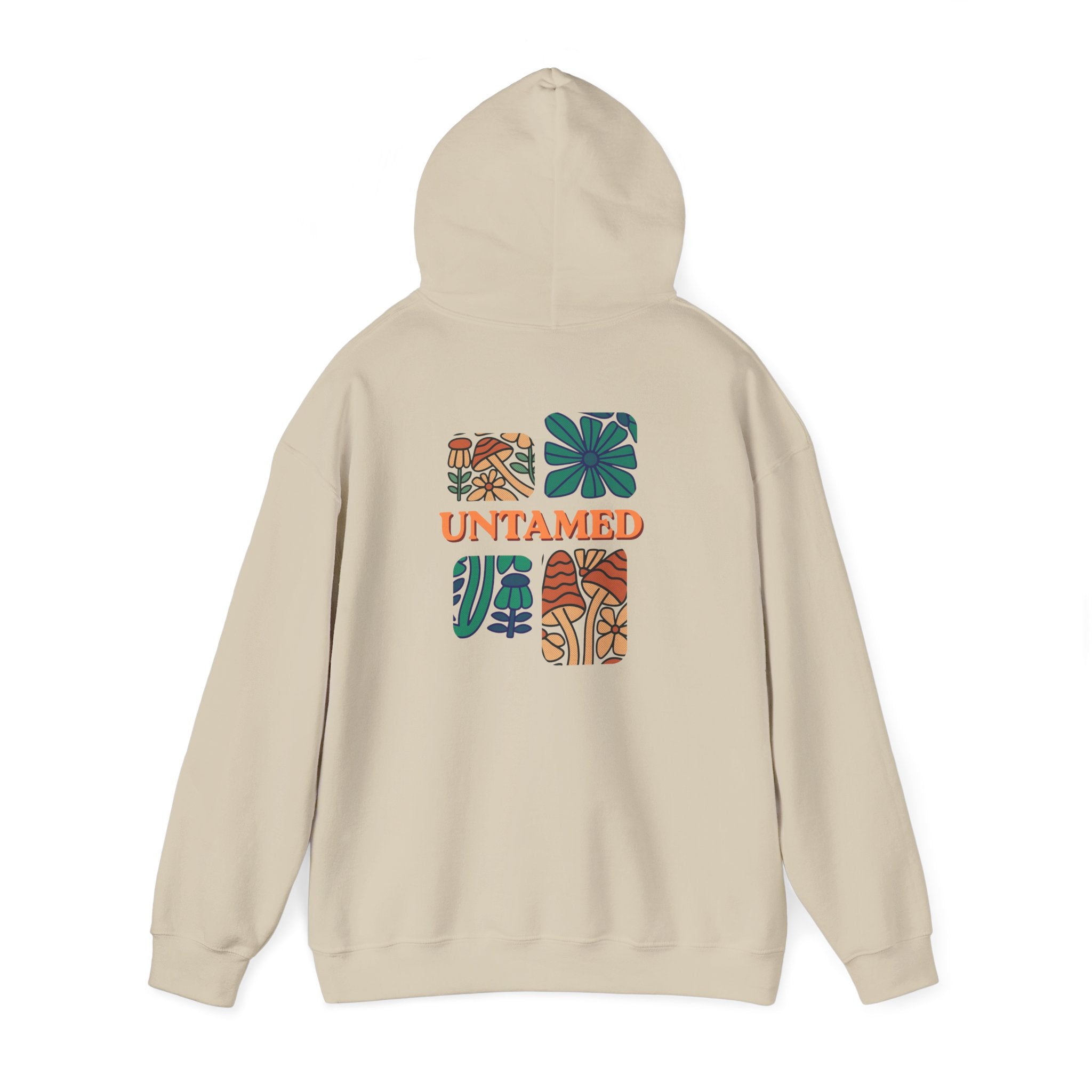 Untamed botanical hoodie | Floral nature graphic hoodie