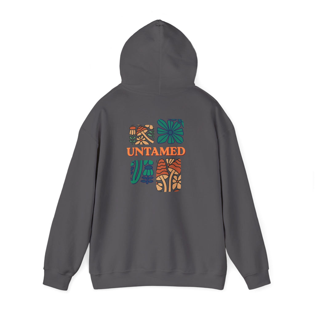 Untamed botanical hoodie | Floral nature graphic hoodie